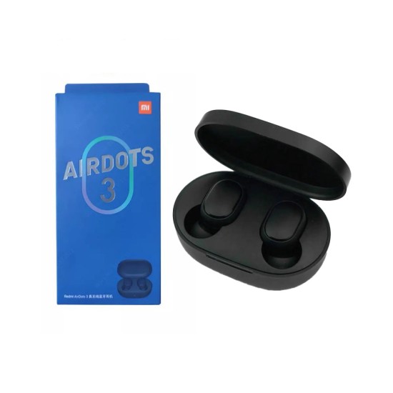 XIAOMI TWS WIRELESS EARBUDS REDMI AIRDOTS PRO 3 WITH CHARGING CASE AND MICROPHONE BLACK